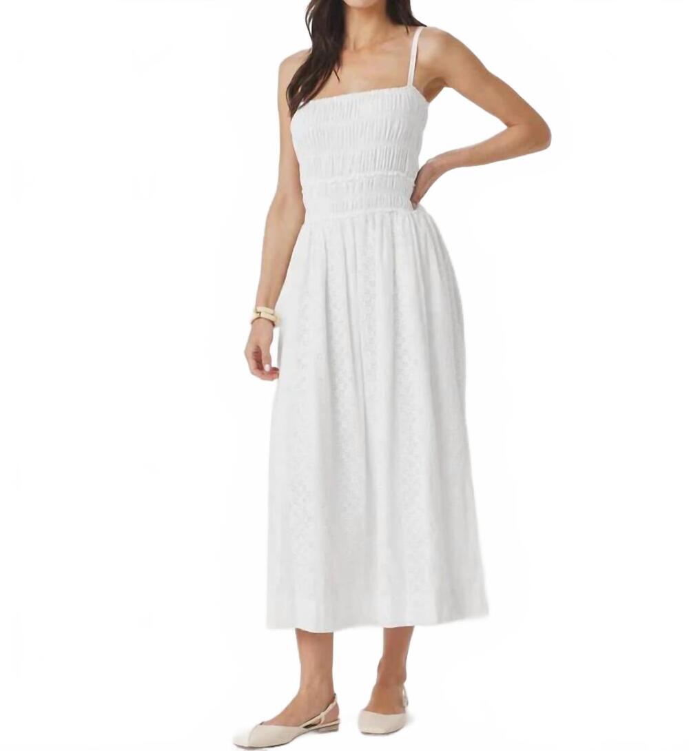 NEW SPLENDID kenzie eyelet dress in white